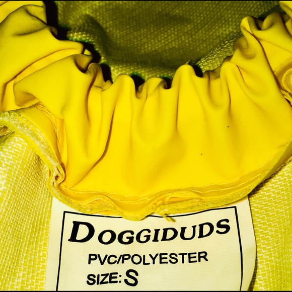 Doggiduds Size Small Yellow Doggie raincoat.. 🐶 - Picture 6 of 6